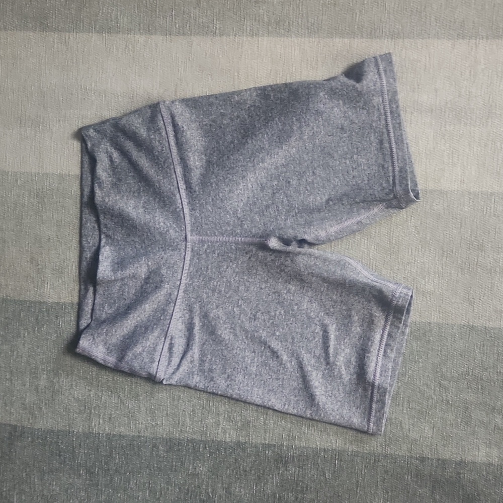 Gray bike shorts